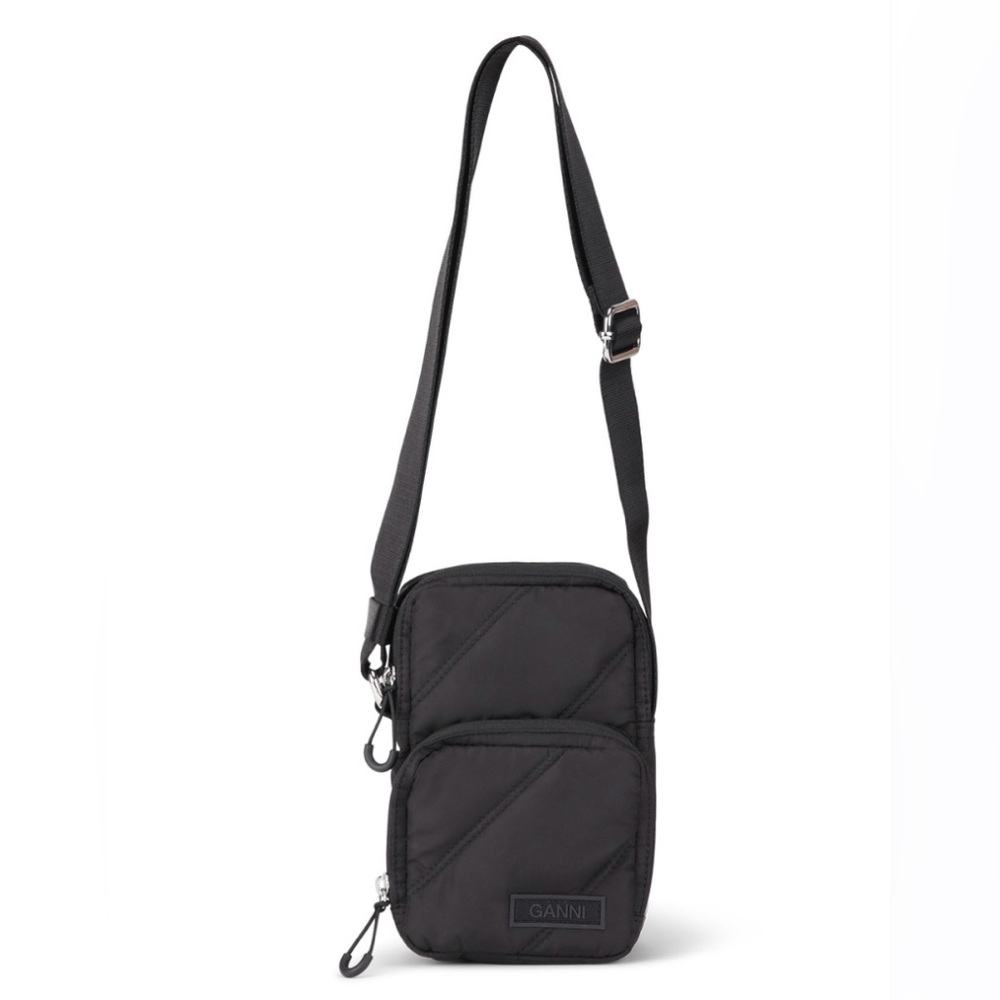 GANNI Quilted Crossbody Bag